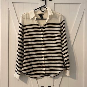 White House black market, silk blouse